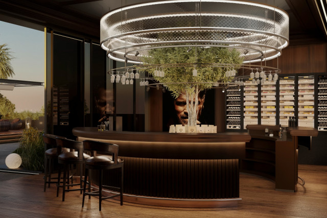 Hennessy Cigar bar 